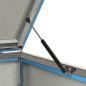Preview: Mülltonnenbox für 4 Tonnen 276,5x77,5x112,5 cm Edelstahl