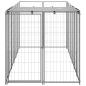 Preview: Hundezwinger Silbern 330x110x110 cm Stahl