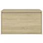 Preview: Flurbank 80x40x45 cm Sonoma-Eiche Holzwerkstoff