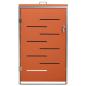 Preview: Mülltonnenbox für 1 Tonne 69x77,5x112,5 cm Edelstahl