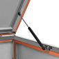 Preview: Mülltonnenbox für 1 Tonne 69x77,5x112,5 cm Edelstahl