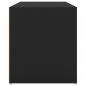 Preview: Flurbank 80x40x45 cm Schwarz Holzwerkstoff