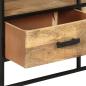 Preview: TV-Schrank 110x30x45 cm Raues Mangoholz