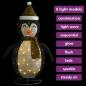 Preview: Weihnachtsdeko Pinguin LED Luxus-Gewebe 120 cm