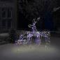 Preview: ARDEBO.de - 3-tlg. LED-Rentiere Set Weihnachtsdeko 229 LEDs