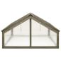 Preview: Gewächshaus Grau 114x80x50 cm Tannenholz