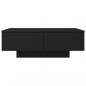 Preview: Couchtisch Schwarz 90x60x31 cm Holzwerkstoff