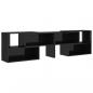 Preview: TV-Schrank Hochglanz-Schwarz 149x30x52 cm Holzwerkstoff