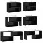 Preview: TV-Schrank Hochglanz-Schwarz 149x30x52 cm Holzwerkstoff