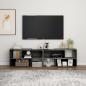 Preview: TV-Schrank Hochglanz-Grau 149x30x52 cm Holzwerkstoff