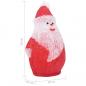 Preview: LED-Weihnachtsmann Acryl Indoor und Outdoor 28 cm