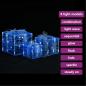 Preview: LED-Geschenkboxen 3 Stk. Weihnachtsdekoration Kaltweiß