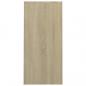 Preview: Computertisch Sonoma-Eiche 102,5x35x75 cm Holzwerkstoff