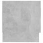 Preview: Kleiderschrank Betongrau 100x32,5x35 cm Holzwerkstoff