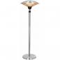 Preview: ARDEBO.de Eurom PD2101 XXL Elektrische Terrassenheizung, 2100W, IP44, 225cm Hoch, Silber (335545)