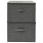 Preview: Aufbewahrungsboxen 2 Stk. Stoff 43x34x23 cm Anthrazit