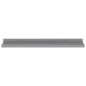 Preview: Wandregale 4 Stk. Grau 60x9x3 cm