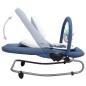Preview: Babywippe Marineblau Stahl