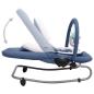 Preview: Babywippe Marineblau Stahl