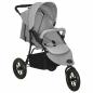 Preview: Kinderwagen Hellgrau Stahl