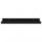Preview: Wandregale 4 Stk. Schwarz 40x9x3 cm