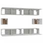 Preview: 6-tlg. TV-Schrank-Set Betongrau Holzwerkstoff