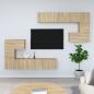Preview: ARDEBO.de - TV-Wandschrank Sonoma-Eiche Holzwerkstoff