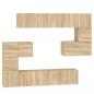 Preview: TV-Wandschrank Sonoma-Eiche Holzwerkstoff