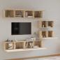 Preview: 6-tlg. TV-Schrank-Set Sonoma-Eiche Holzwerkstoff