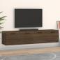 Preview: ARDEBO.de - Wandschränke 2Stk Braun Eichen-Optik 60x36,5x35cm Holzwerkstoff