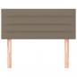 Preview: Kopfteil Taupe 90x5x78/88 cm Stoff