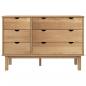 Preview: Schubladenschrank OTTA 111x43x73,5 cm Massivholz Kiefer