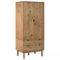 Preview: Kleiderschrank OTTA 76,5x53x172 cm Massivholz Kiefer