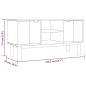 Preview: TV-Schrank OTTA 113,5x43x57 cm Massivholz Kiefer