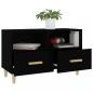 Preview: TV-Schrank Schwarz 80x36x50 cm Holzwerkstoff