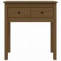 Preview: Konsolentisch Honigbraun 70x35x75 cm Massivholz Kiefer