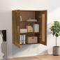 Preview: Wandschrank Räuchereiche 69,5x32,5x90 cm Holzwerkstoff