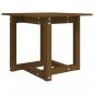 Preview: Couchtisch Honigbraun 50x50x45 cm Massivholz Kiefer