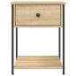 Preview: Nachttische 2 Stk. Sonoma-Eiche 44x45x58 cm Holzwerkstoff