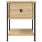 Preview: Nachttische 2 Stk. Sonoma-Eiche 34x35,5x45 cm Holzwerkstoff