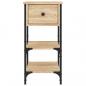 Preview: Nachttisch Sonoma-Eiche 34x36x70 cm Holzwerkstoff