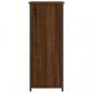 Preview: Nachttisch Braun Eichen-Optik 32x42x80 cm Holzwerkstoff