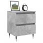 Preview: Nachttische 2 Stk. Betongrau 40x35x50 cm Holzwerkstoff