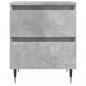 Preview: Nachttische 2 Stk. Betongrau 40x35x50 cm Holzwerkstoff