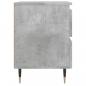 Preview: Nachttische 2 Stk. Betongrau 40x35x50 cm Holzwerkstoff
