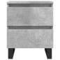 Preview: Nachttische 2 Stk. Betongrau 40x35x50 cm Holzwerkstoff