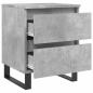Preview: Nachttische 2 Stk. Betongrau 40x35x50 cm Holzwerkstoff