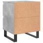 Preview: Nachttische 2 Stk. Betongrau 40x35x50 cm Holzwerkstoff