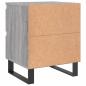 Preview: Nachttische 2 Stk. Grau Sonoma 40x35x50 cm Holzwerkstoff