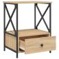 Preview: Nachttisch Sonoma-Eiche 50x41x65 cm Holzwerkstoff